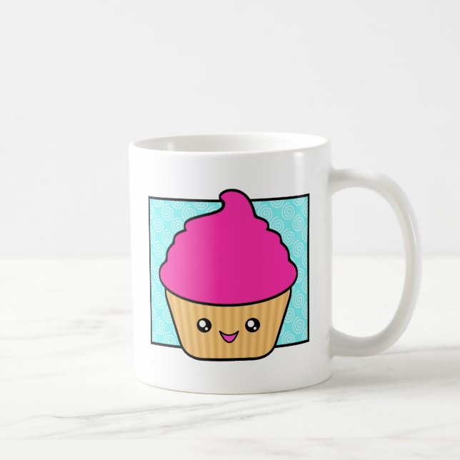 Mugg för shock rosaKawaii muffin (Höger)