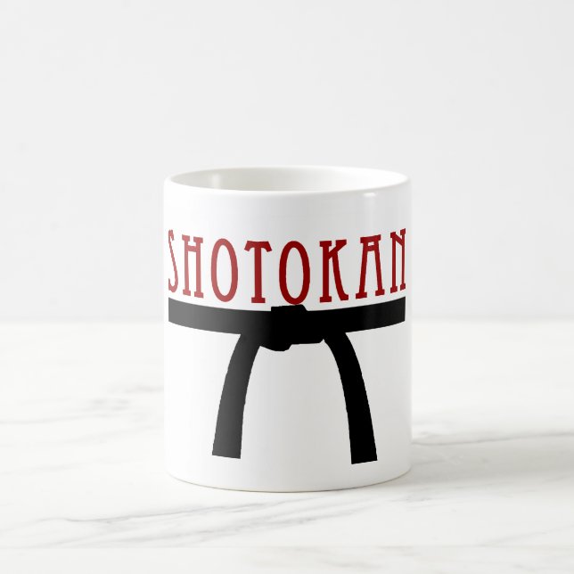Mugg för Shotokan svartbälte (Center)