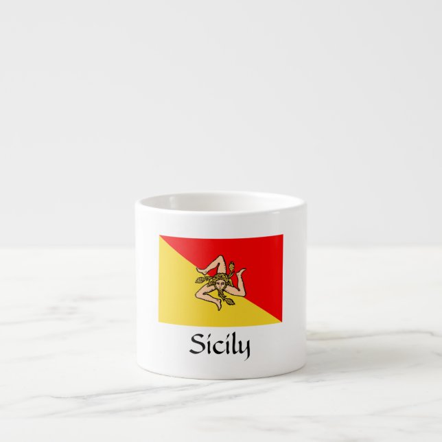 Mugg för Sicily Demitasseespresso Espressomugg (Framsidan)