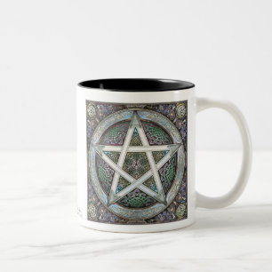 Mugg för silverKnotwork Pentacle