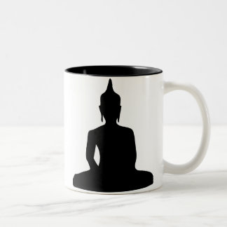 Mugg för sittaBuddha Silhouette