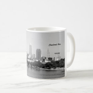 Mugg för sjöhorisont (Cleveland OH) B&W