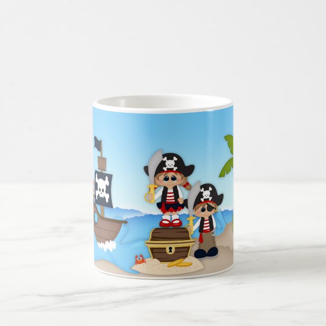 Mugg för skatt för piratäventyrsvärd (Center)