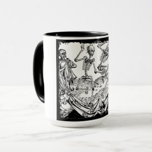 Mugg för skelettDanse makaber kaffe
