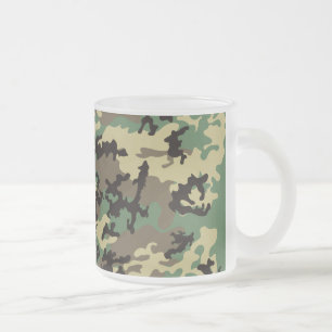 Mugg för skogsmarkCamo frostad kaffe