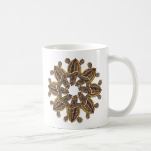 Mugg för sköldpadda för KaleidoscopeLoggerheadh