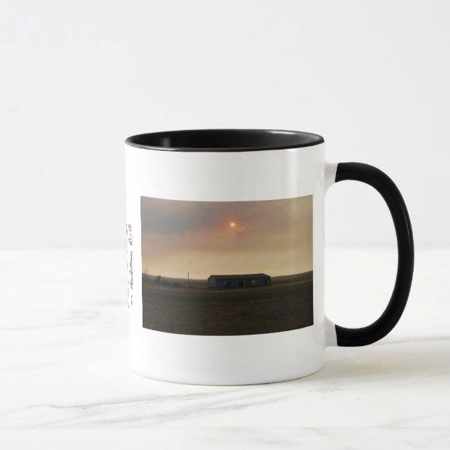 Mugg för skördsolnedgångkaffe (Höger)