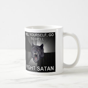 Mugg för slagsmålSatan kaffe