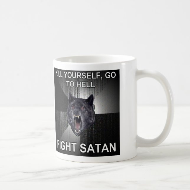 Mugg för slagsmålSatan kaffe (Höger)