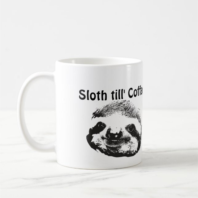 Mugg för Slothtillkaffe (Vänster)