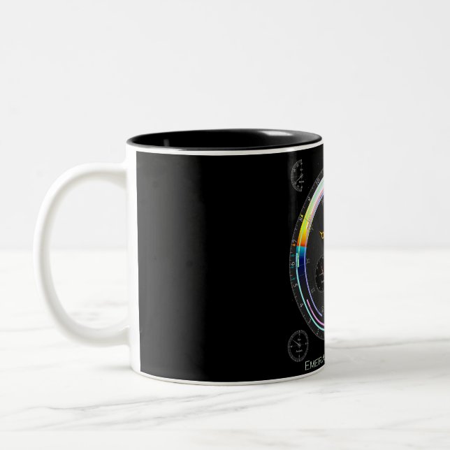 Mugg för smaragdobservatoriumkaffe (Vänster)