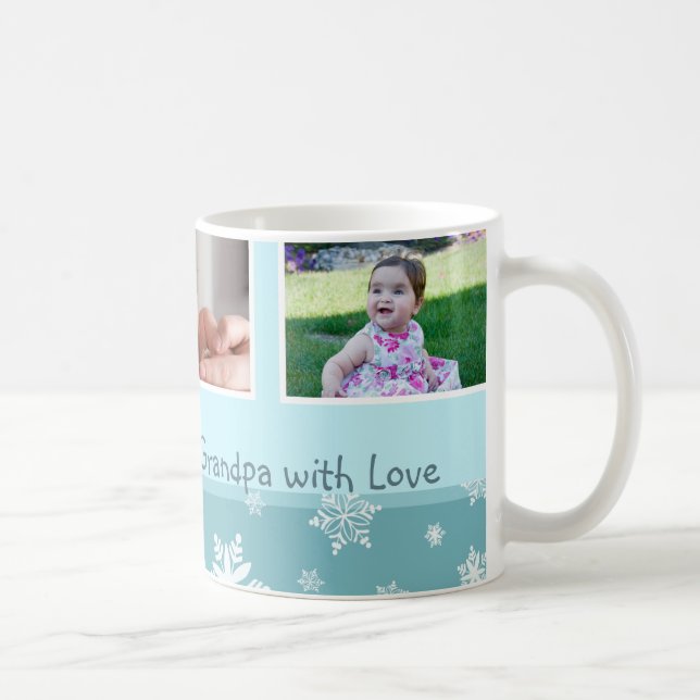 Mugg för snöflingorgod julmorfar (Höger)