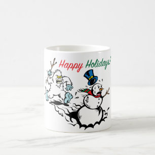 Mugg för snögubbejaktglad helg