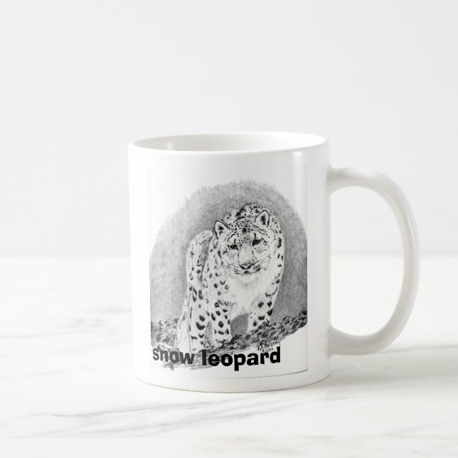 Mugg för snöLeopard (Höger)