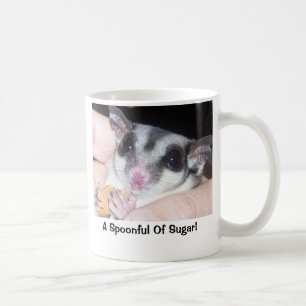 Mugg för sockerglidflygplankaffe