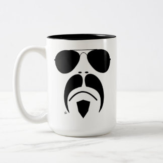 Mugg för solglasögon för Moustacheflygarestil
