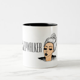 Mugg för sömngångareflickamorgon