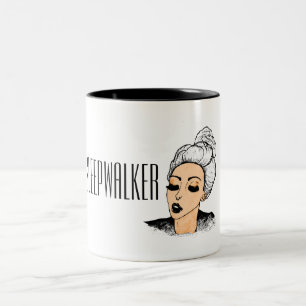 Mugg för sömngångareflickamorgon