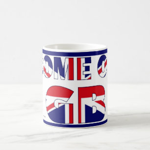 Mugg för souvenir för olympiska spel för flagga