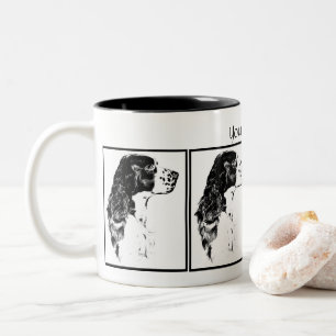 Mugg för Spaniel för engelsk Springer för