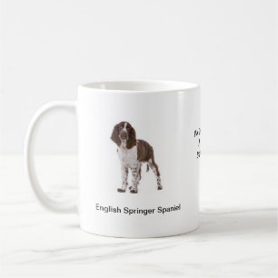 Mugg för SpringerSpaniel - med två bilder och et