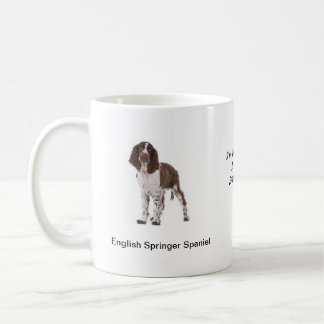 Mugg för SpringerSpaniel - med två bilder och ett