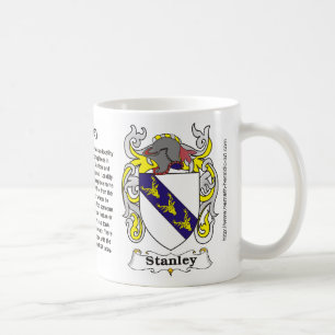 Mugg för Stanley familjvapensköld