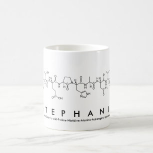 Mugg för Stephanie peptidenamn