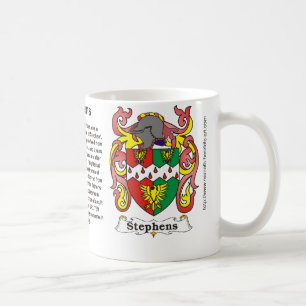 Mugg för Stephens familjvapensköld