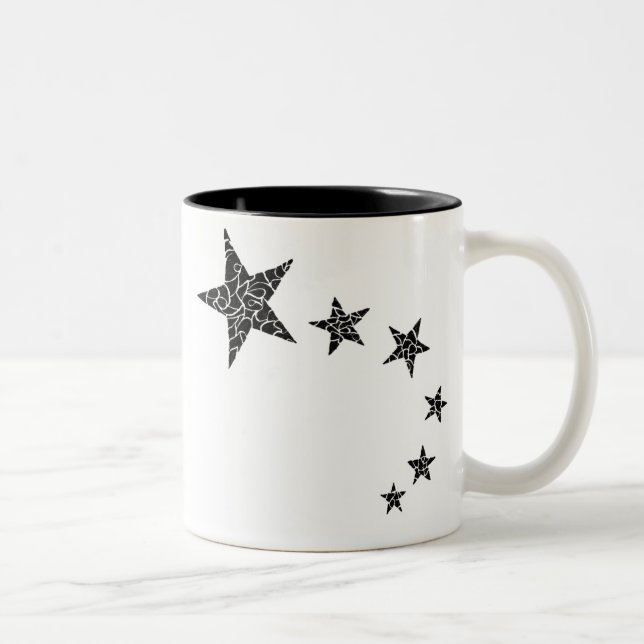 Mugg för stjärnor för Slumpmässig-Mosaik (Höger)