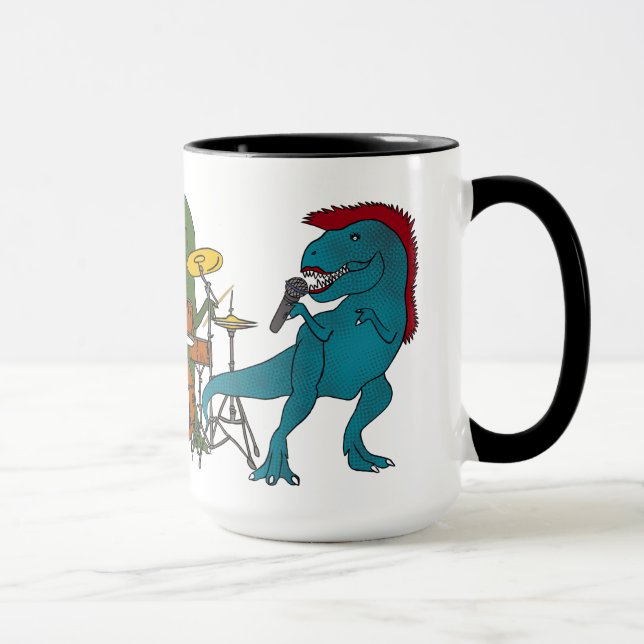 Mugg för T-Rex rockbandkaffe (Höger)
