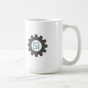 Mugg för tandhjulbläckkaffe