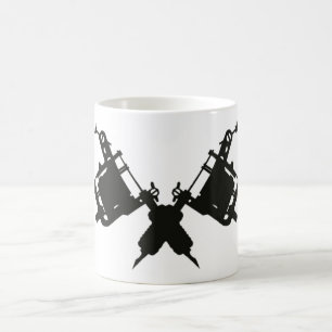 Mugg för tatueringvapenkaffe