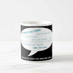 Mugg för TCC-webbenrevidering