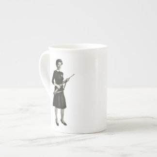 Mugg för Tea för kaffe för benporslin för gal. för