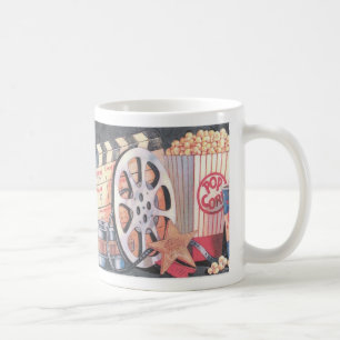 Mugg för Tea för kaffe för filmnattfilmfestival