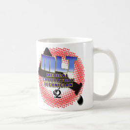 Mugg för Tech för labb för Med för MLT-liten