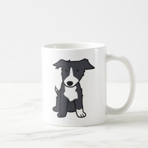 Mugg för tecknad för gränsColliehund aveln