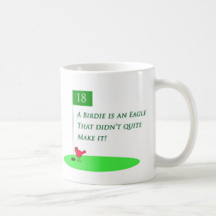 Mugg för tecknad för pippiörnGolf