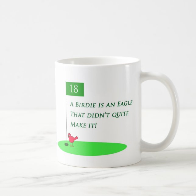 Mugg för tecknad för pippiörnGolf (Höger)