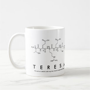 Mugg för Teresa peptidenamn