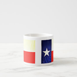 Mugg för Texas flaggaespresso Espressomugg