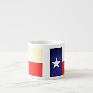 Mugg för Texas flaggaespresso Espressomugg