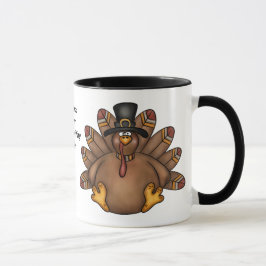 Mugg för thanksgivingTurkiet bord