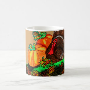 Mugg för THANKSGIVINGTURKIET KALKONTUPP
