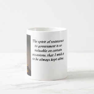 Mugg för Thomas Jefferson citationstecken 21