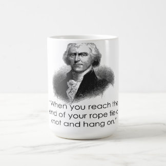 Mugg för Thomas Jefferson repcitationstecken
