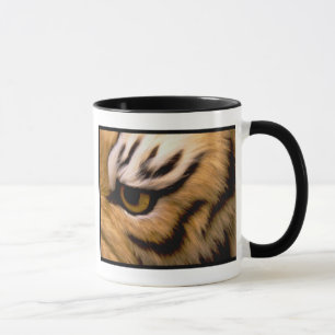 Mugg för tigerfotokaffe