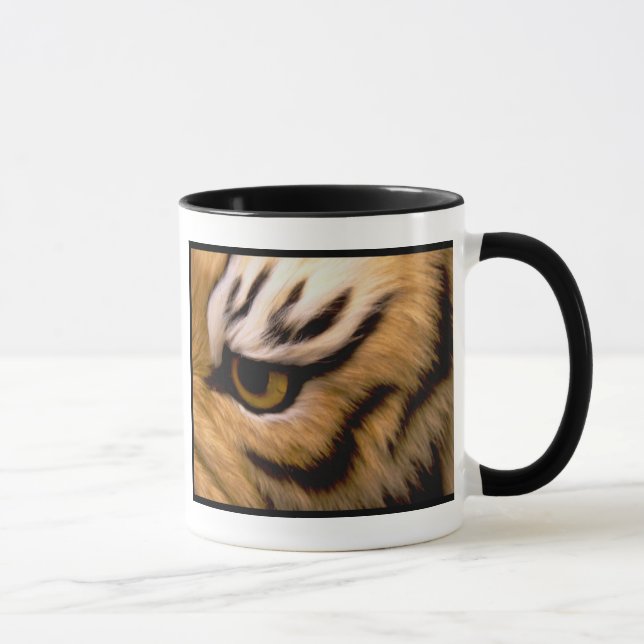 Mugg för tigerfotokaffe (Höger)