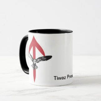 Mugg för Tiwaz presskaffe